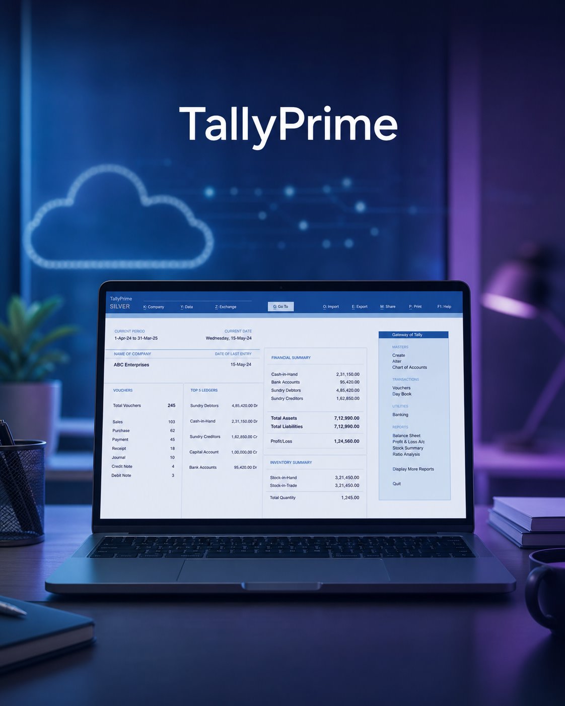 TallyPrime accounting software on cloud