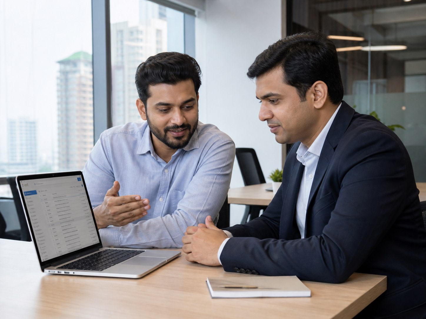 IT specialist supporting a client with a Google business email query